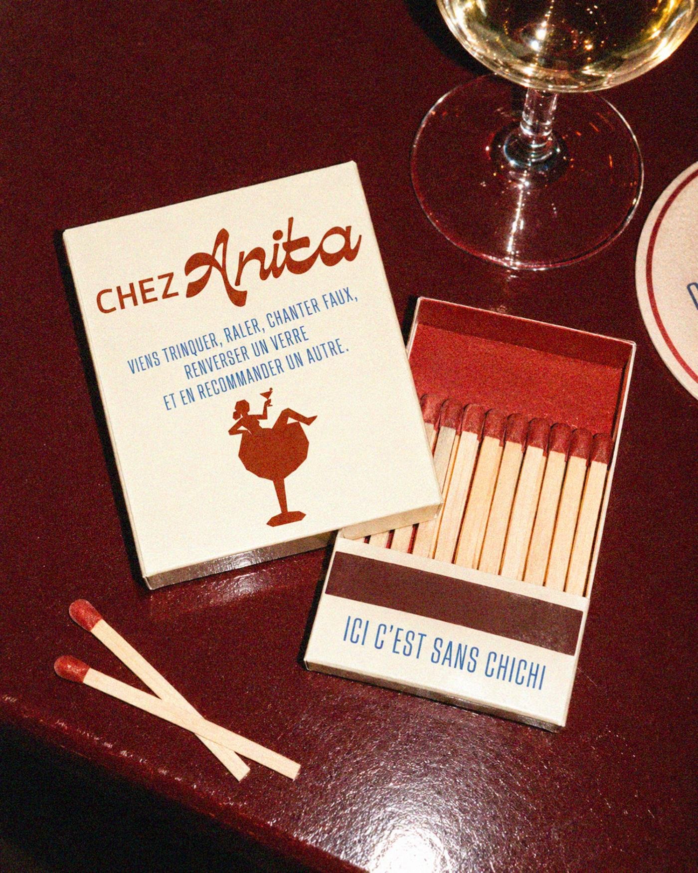 Chez Anita — Identité visuelle · Goodies
