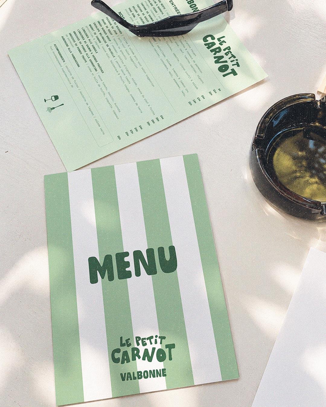 Le Petit Carnot — Rebranding · Illustration · Menu